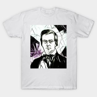 George Perkins Marsh Black and White Portrait | George Perkins Marsh Artwork 4 T-Shirt